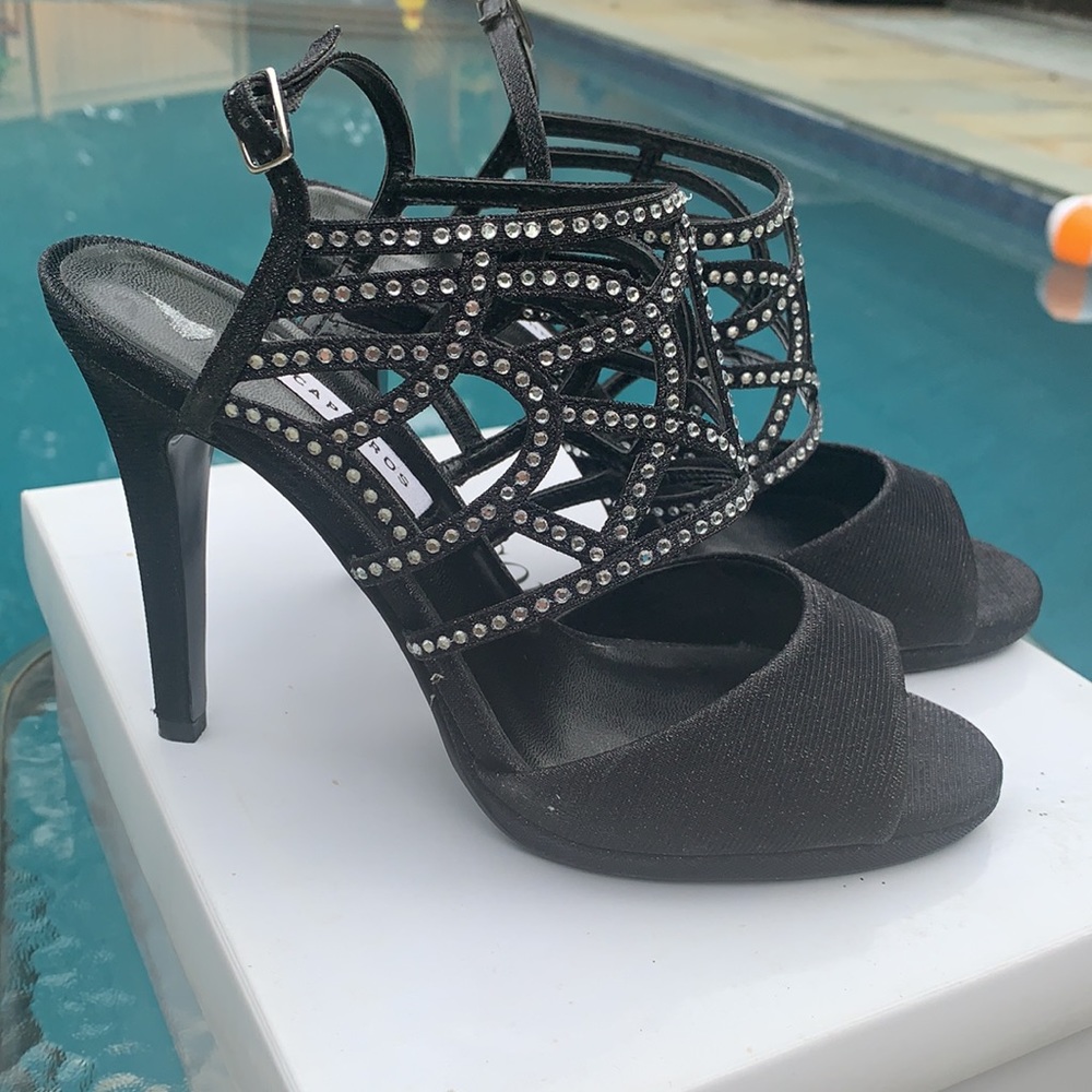 Never Worn, Women’s CAPARROS Black Glimmer Shoes